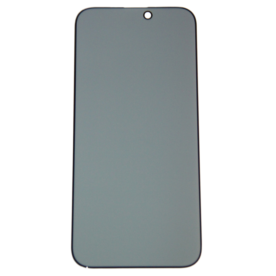 

Защитное стекло iPhone 16 Pro Max (закаленное, полное покрытие, антишпион) <черный>