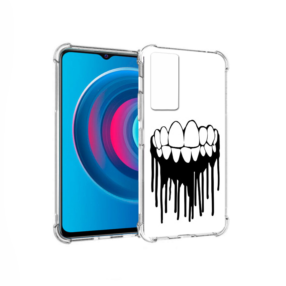 

Чехол MyPads Tocco для Vivo Y74s зубы (PT224892.430.372), Прозрачный, Tocco