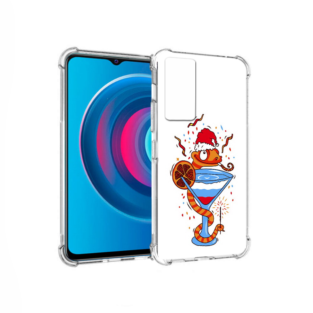 

Чехол MyPads Tocco для Vivo Y74s змейка (PT224892.430.364), Прозрачный, Tocco