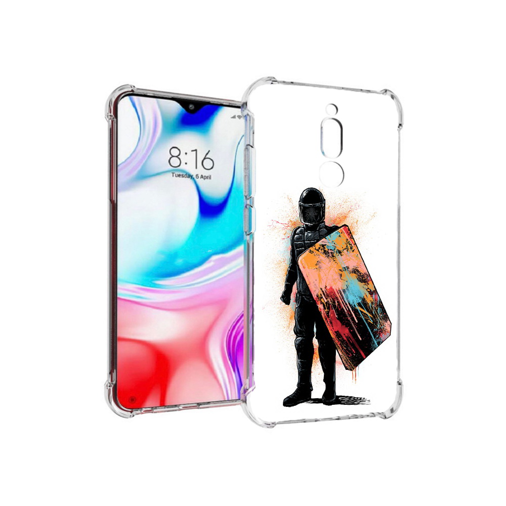 

Чехол MyPads Tocco для Xiaomi Redmi 8 солдат с красочным щитом (PT138911.300.614), Прозрачный, Tocco