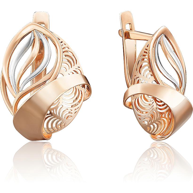 

Серьги из красного золота без вставки PLATINA jewelry 02-3848-00-000-1110-65, 02-3848-00-000-1110-65