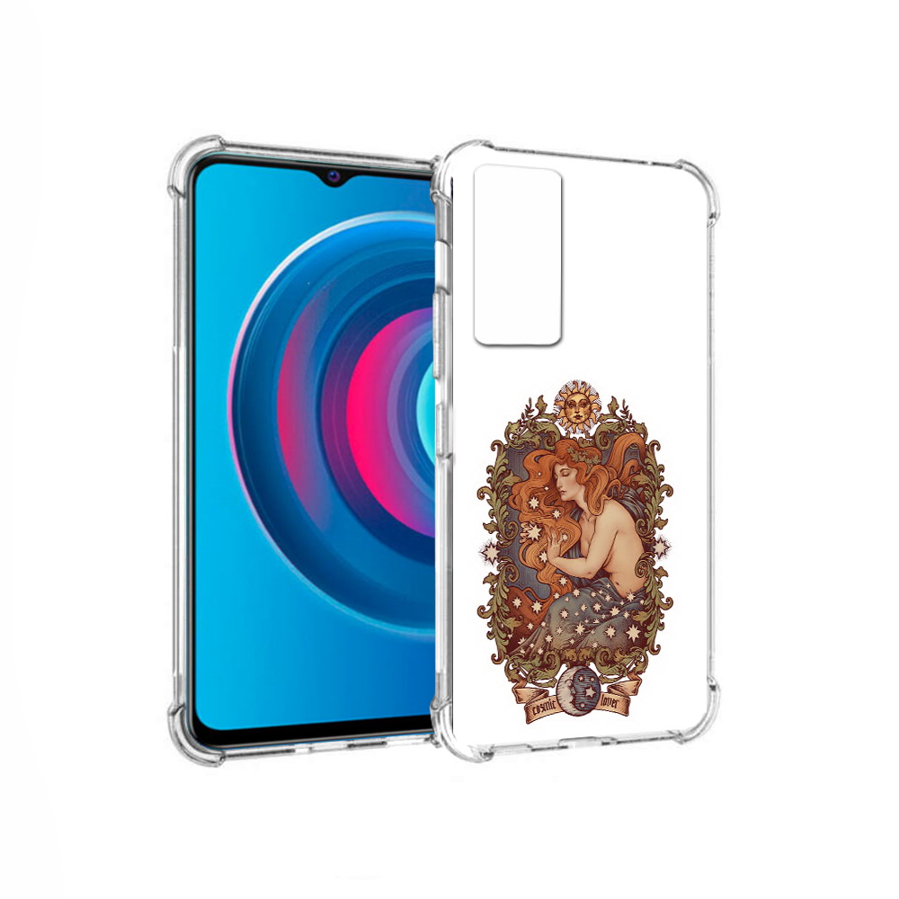 

Чехол MyPads Tocco для Vivo Y74s звездная девушка абстракция (PT224892.430.351), Прозрачный, Tocco