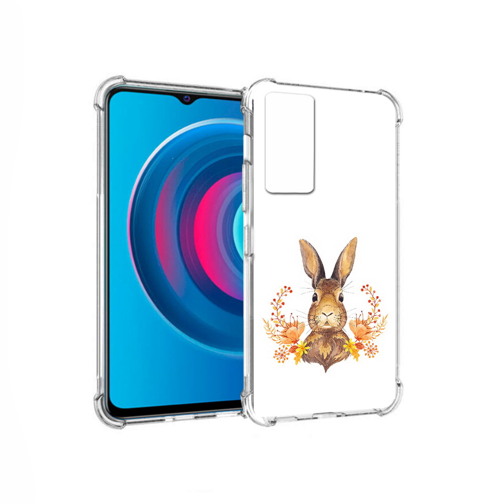 

Чехол MyPads Tocco для Vivo Y74s зайка в цветах (PT224892.430.349), Прозрачный, Tocco