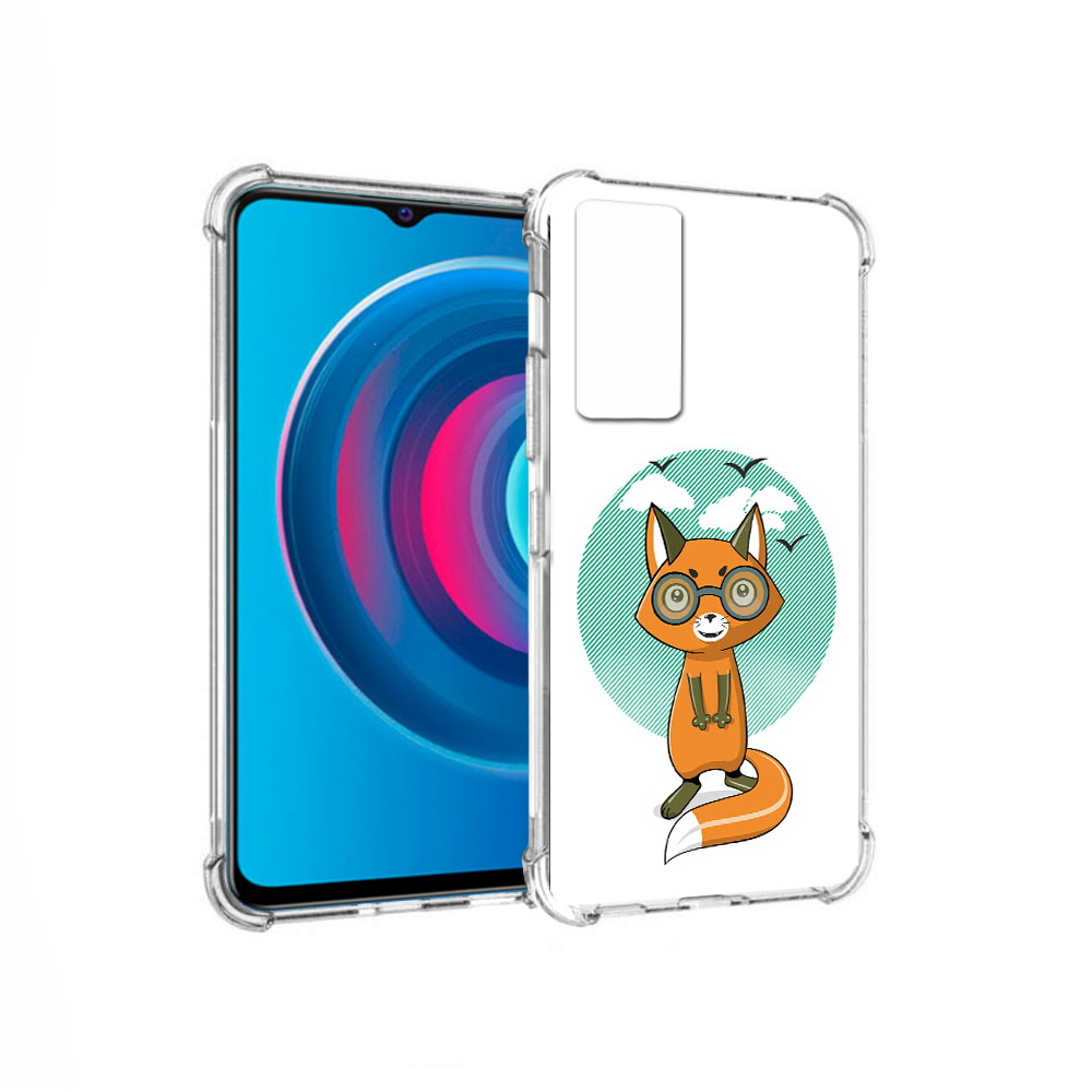 

Чехол MyPads Tocco для Vivo Y74s задумчивая лиса (PT224892.430.348), Прозрачный, Tocco