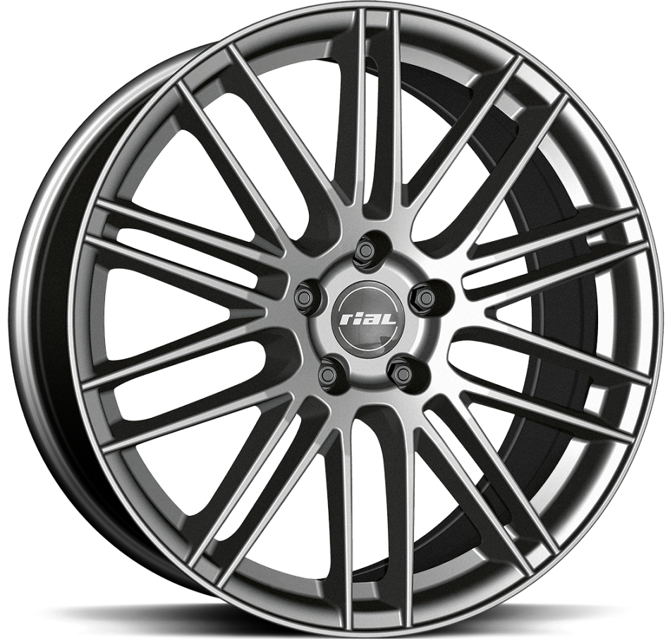 

Колесный диск Rial Kibo Metal Grey 8.5xR20 ET45 5*112 D70.1 WHS230330, Серый