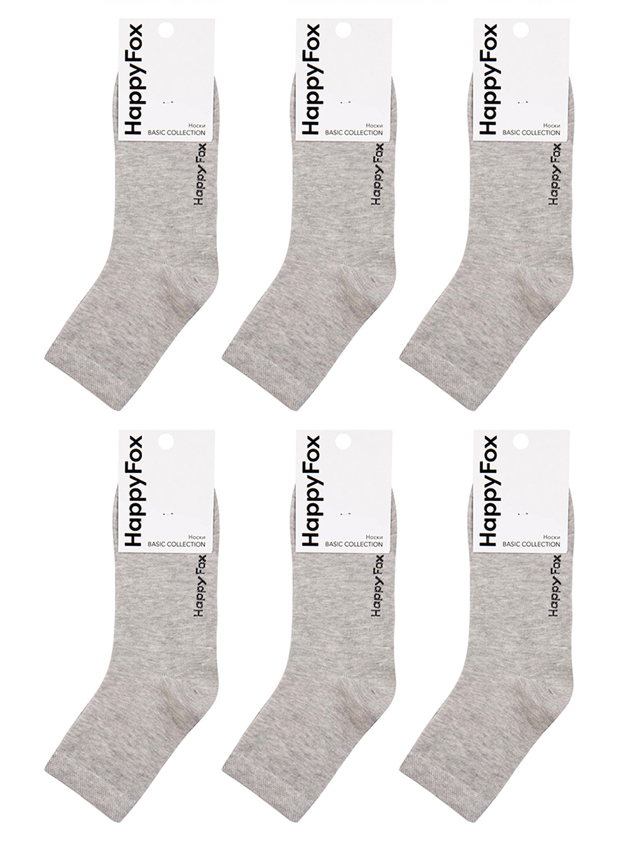 

Носки детские HappyFox HFET3001NB, светло-серый меланж, 30, HFET3001NB