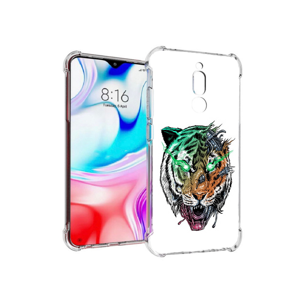 

Чехол MyPads Tocco для Xiaomi Redmi 8 робо-тигр (PT138911.300.584), Прозрачный, Tocco