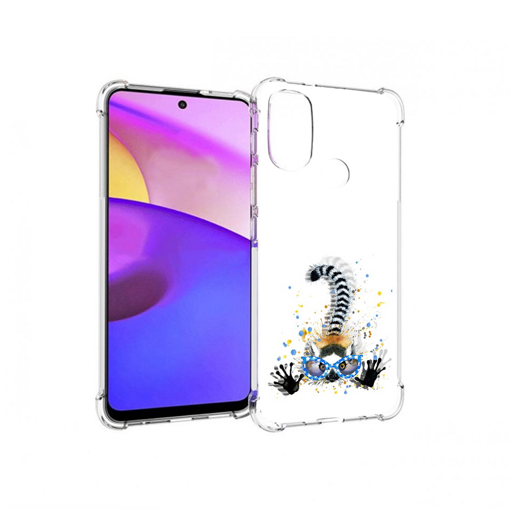 

Чехол MyPads Tocco для Motorola Moto E30 лямур (PT227074.357.454), Прозрачный, Tocco