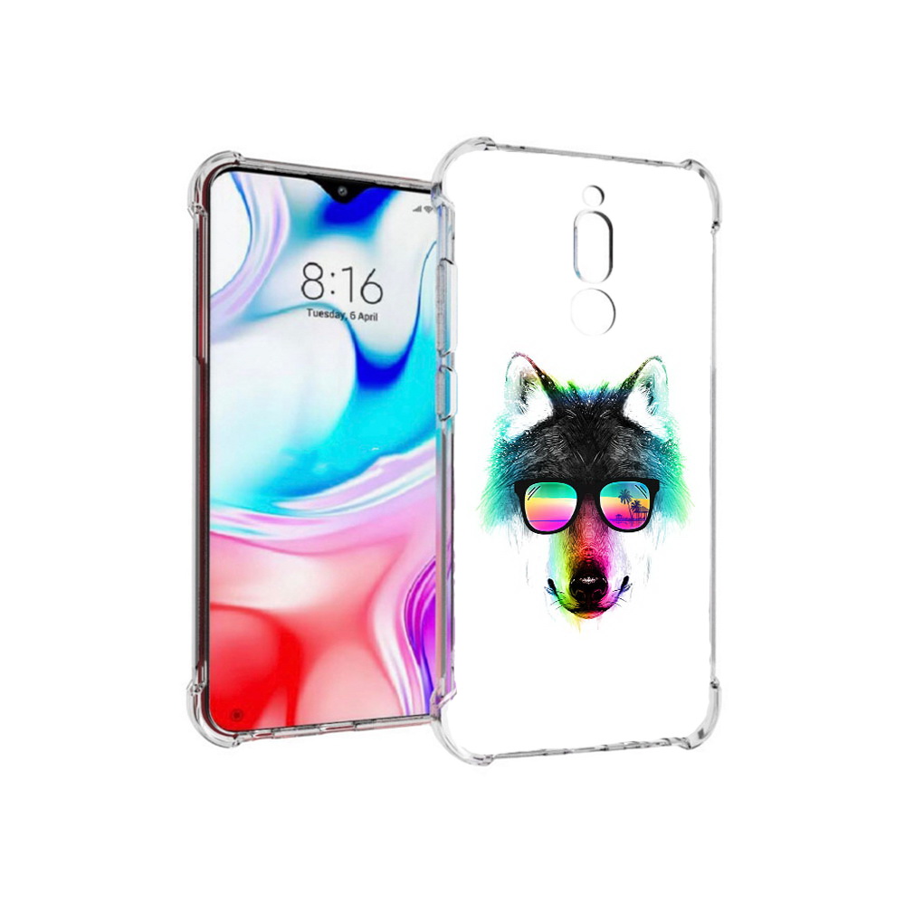 

Чехол MyPads Tocco для Xiaomi Redmi 8 радужный волк (PT138911.300.567), Прозрачный, Tocco