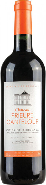 

Вино Chateau Prieure Canteloup, Cotes de Bordeaux AOC, 0,75 л