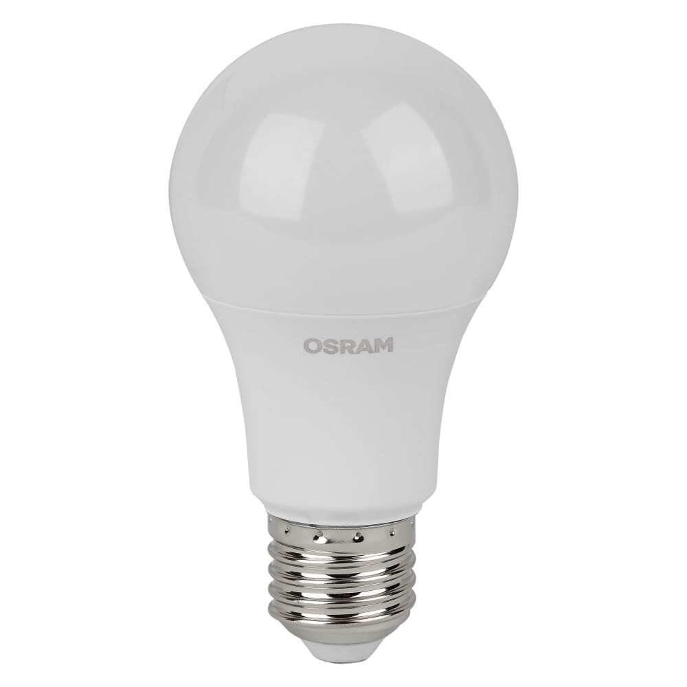 Лампа LED LV CLA А60 10W E27 4000K 800lm мат 113x60 Osram