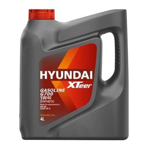 фото Масло моторное xteer gasoline g700 sn 5w40 sn (4l) hyundai xteer