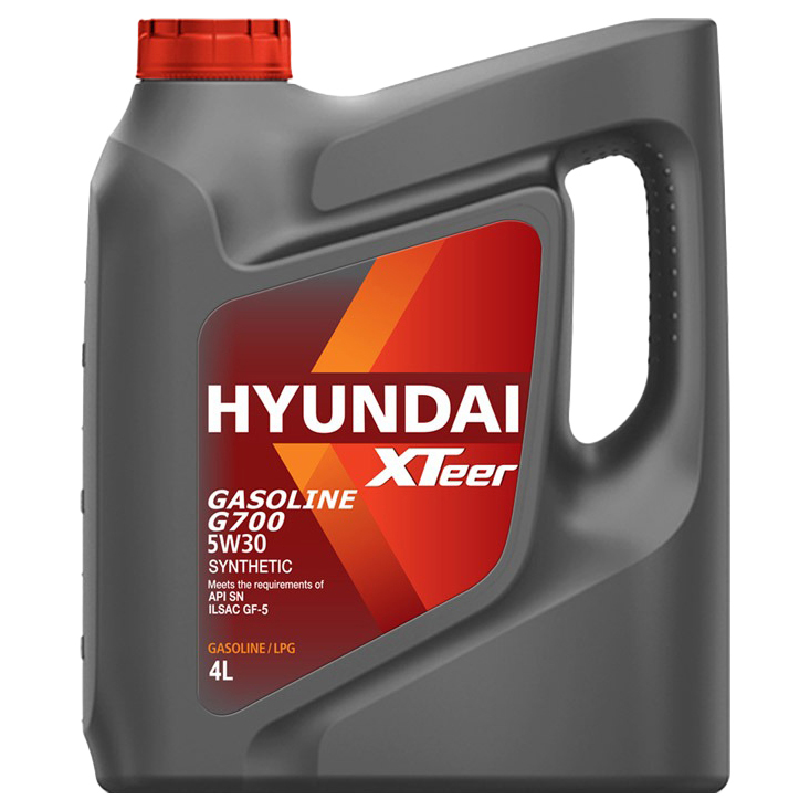 фото Моторное масло xteer gasoline g700 5w-30 4л 1041135 hyundai xteer