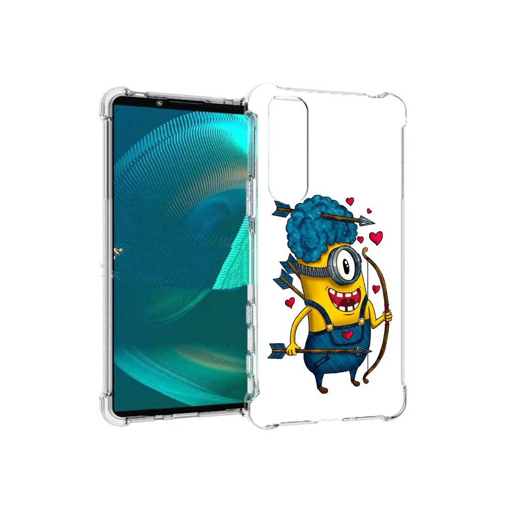 

Чехол MyPads Tocco для Sony Xperia 5 III Миньон купидон (PT172137.231.117), Прозрачный, Tocco