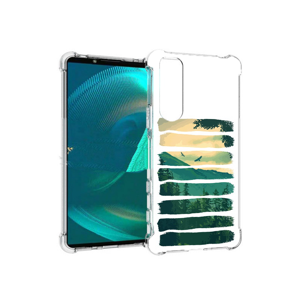 

Чехол MyPads Tocco для Sony Xperia 5 III Лесная чаща (PT172137.231.107), Прозрачный, Tocco