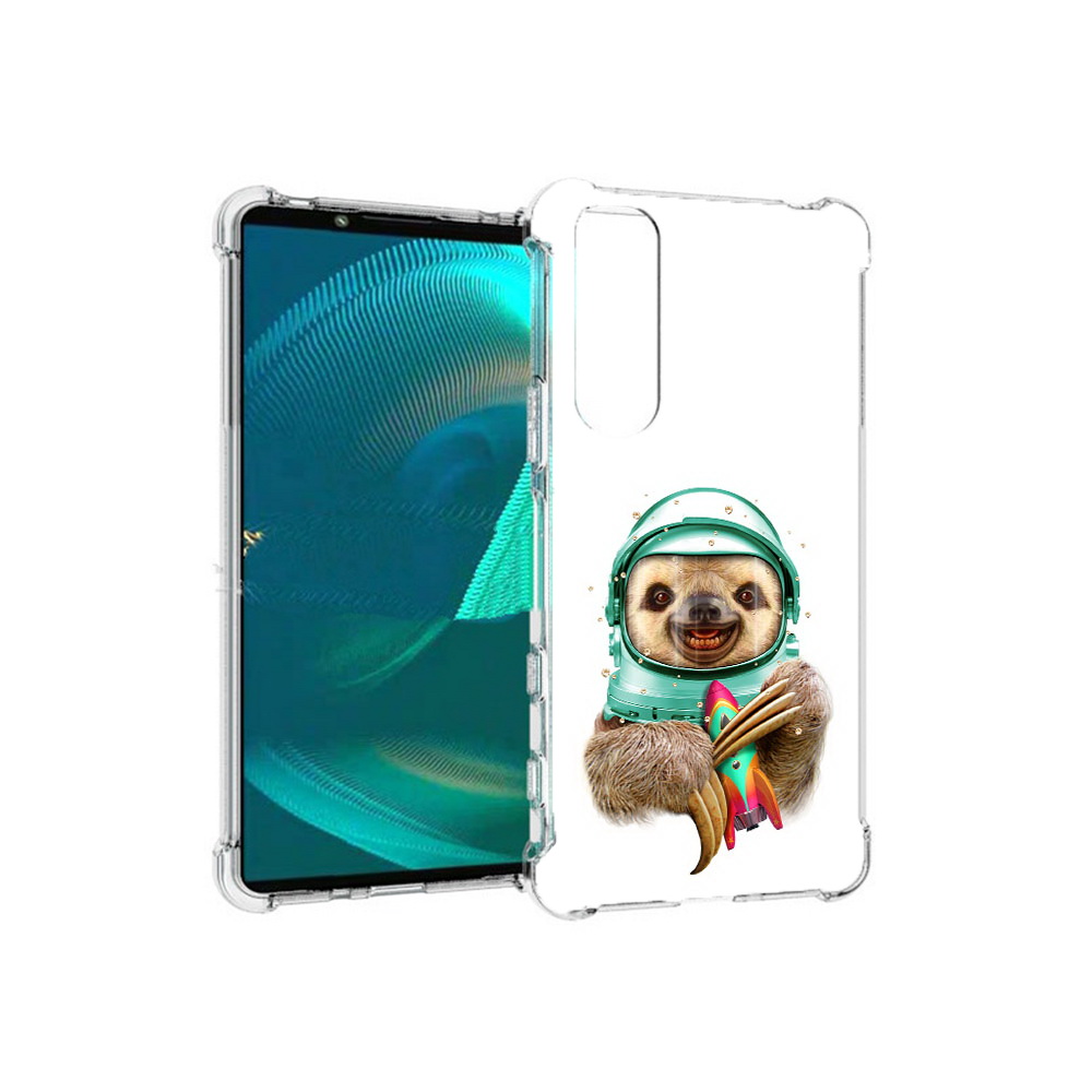 

Чехол MyPads Tocco для Sony Xperia 5 III Ленивец астронавт (PT172137.231.104), Прозрачный, Tocco