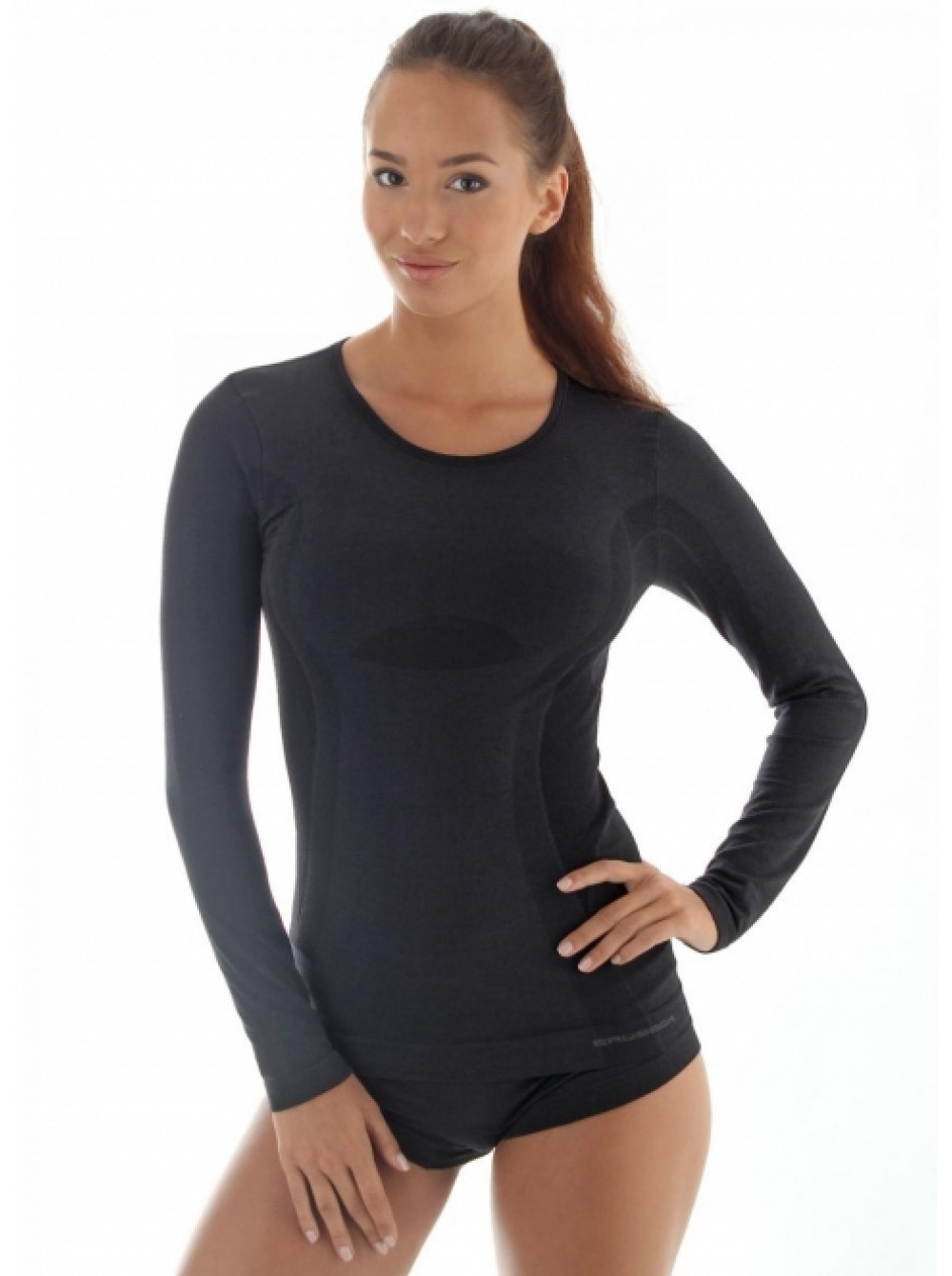 

Термобелье женское Brubeck Comfort Wool футболка с длинным рукавом зональная р.S, черный, Comfort Wool