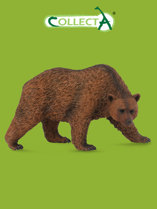 Фигрука животного Collecta, Медведь бурый фигурка животного медведь бурый