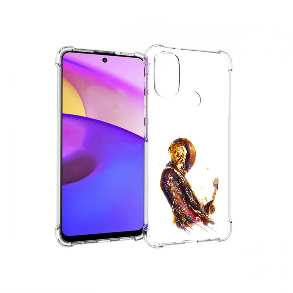

Чехол MyPads Tocco для Motorola Moto E30 космо-музыкант (PT227074.357.393), Прозрачный, Tocco
