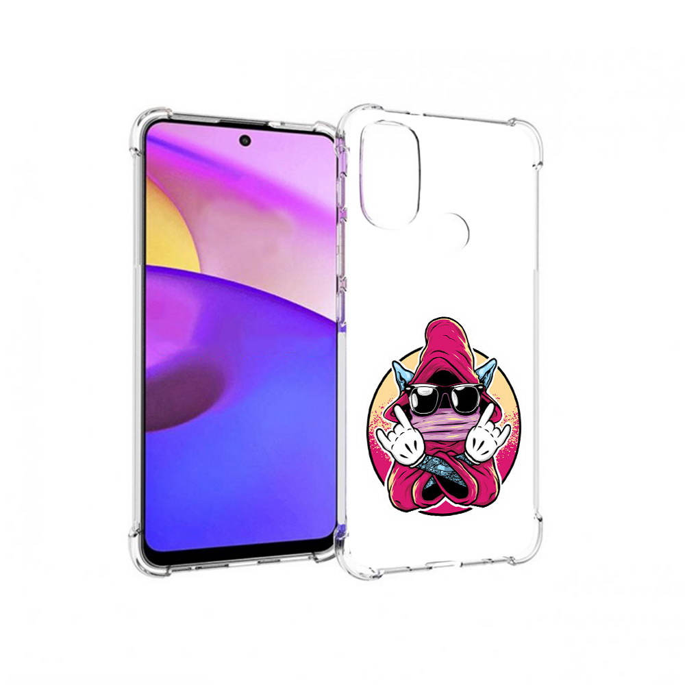 

Чехол MyPads Tocco для Motorola Moto E30 йоу (PT227074.357.382), Прозрачный, Tocco