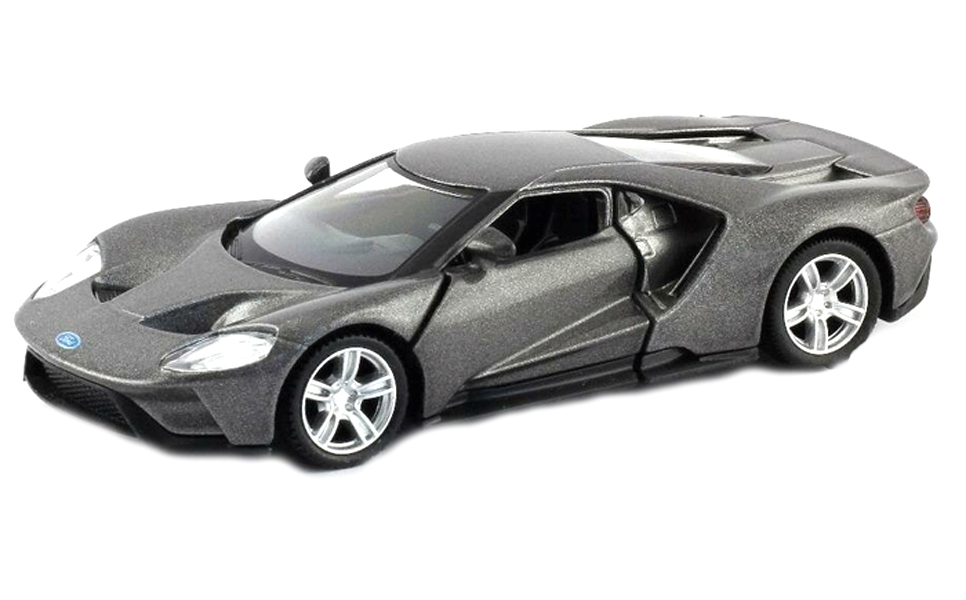 

игрушка машинка металл Uni-Fortune RMZ City 1:32 Ford GT 2019 (цвет серый) 554050-GR