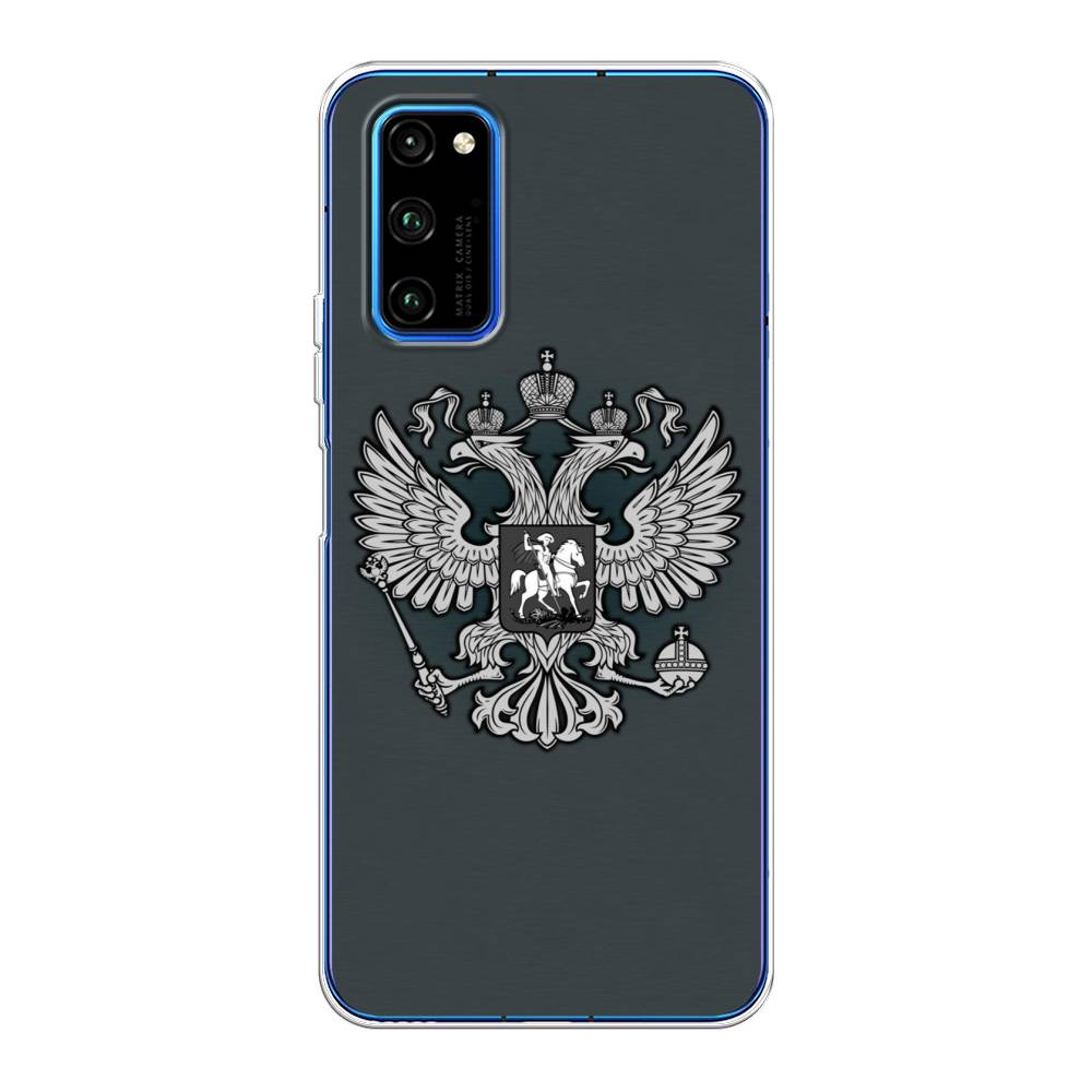

Чехол Awog на Huawei Honor V30 Pro "Герб России серый", 611450-5