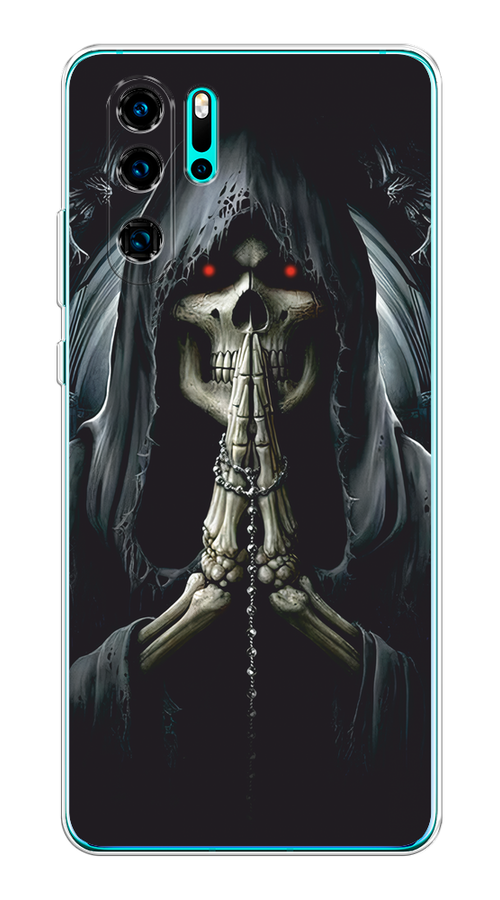 

Чехол на Huawei P30 Pro "Молитва", Серый, 67650-1