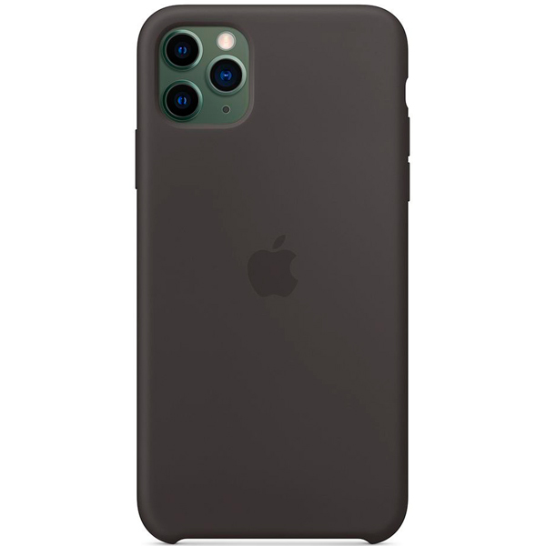 фото Чехол apple для iphone 11 pro max силикон/ черный alehan