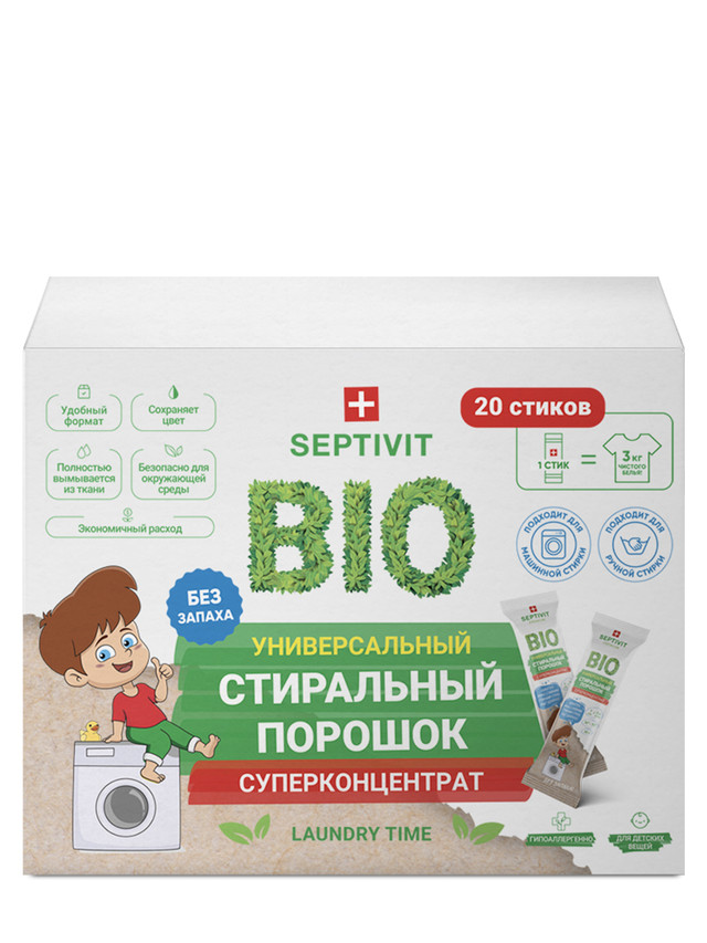 фото Стиральный порошок в стиках septivit premium 20 шт.