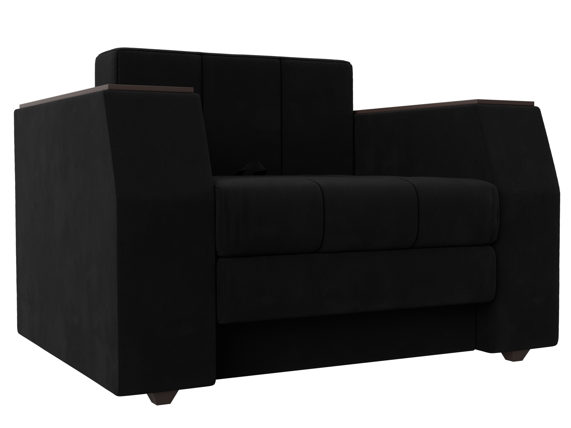 

Кресло-кровать Атлантида микровельвет черный, Кресло-кровать Атлантида