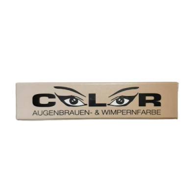 Краска для бровей и ресниц COLOR, натуральный-коричневый, 15 мл 1 коробка водонепроницаемый натуральный крем для бровей тени длительная модификация макияж глаз косметика