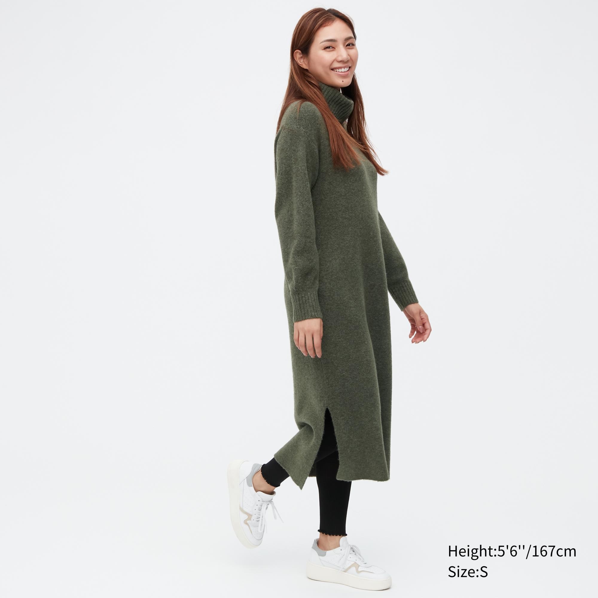 

Платье женское UNIQLO 452732COL54 зеленое S (доставка из-за рубежа), 452732COL54