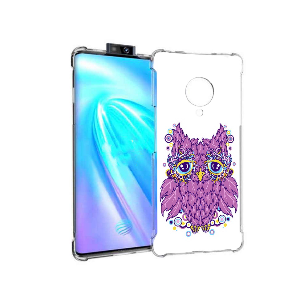 

Чехол MyPads Tocco для Vivo NEX 3 Розовая сова (PT136035.381.147), Прозрачный, Tocco