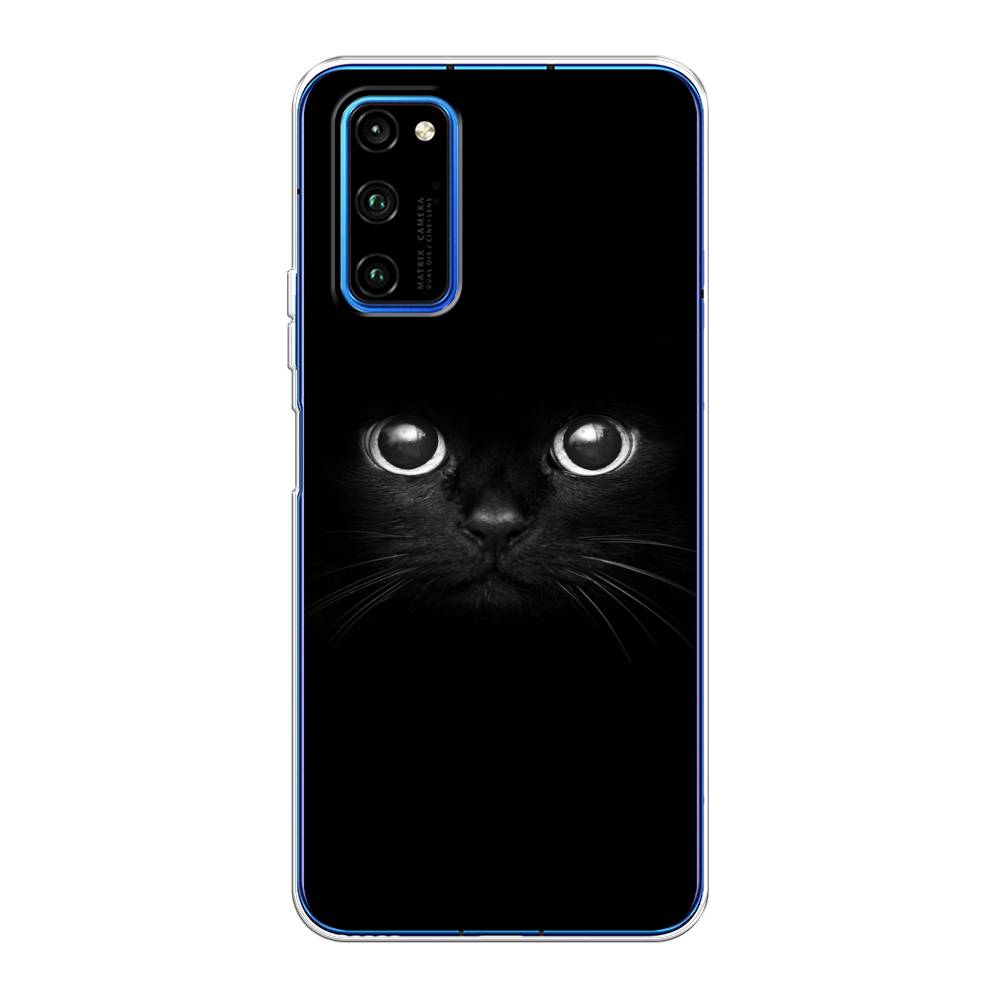 

Чехол Awog на Huawei Honor V30 Pro "Взгляд черной кошки", Черный, 611450-1