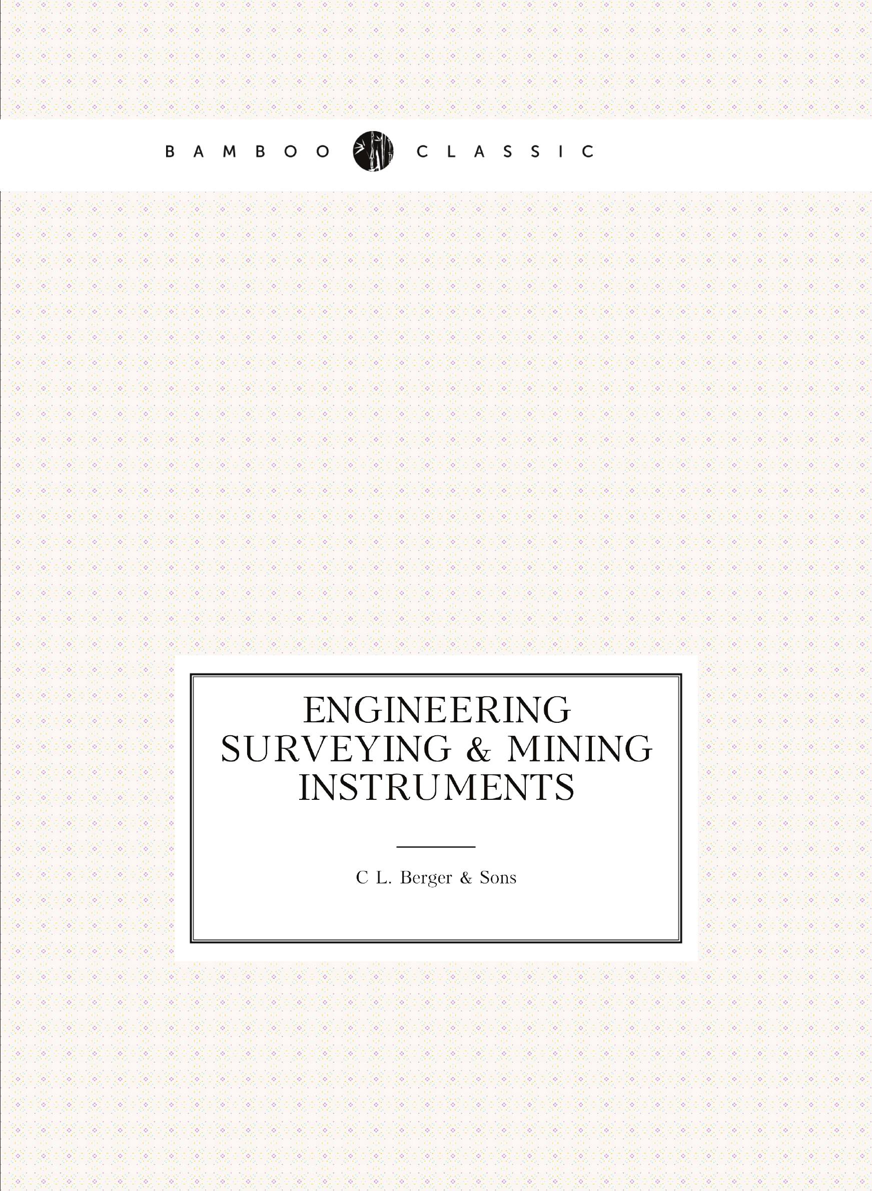 

Engineering surveying & mining instruments