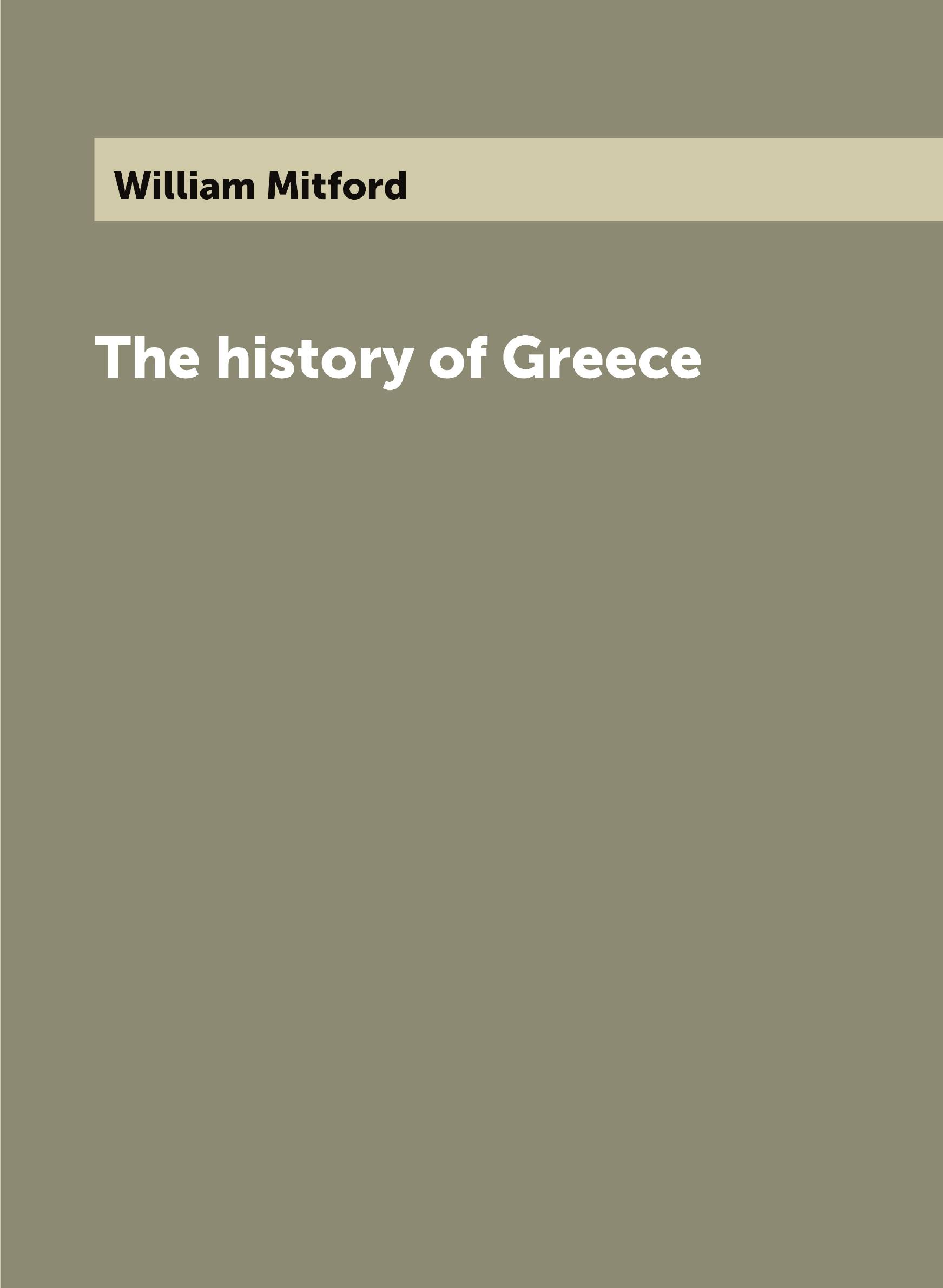 

The history of Greece