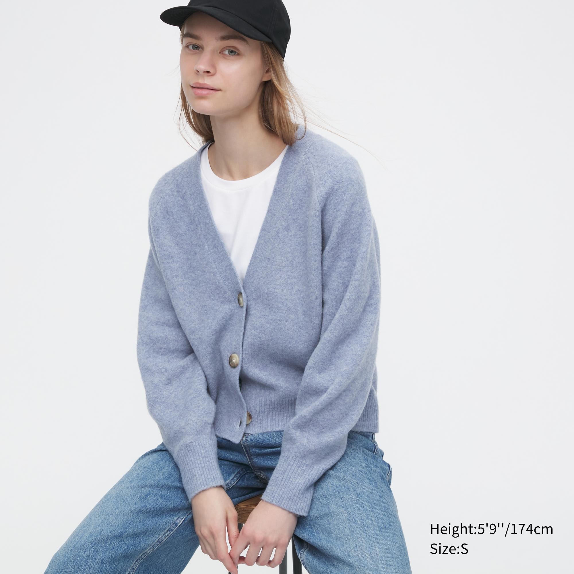 

Кардиган женский UNIQLO 451684COL62 синий M (доставка из-за рубежа), 451684COL62