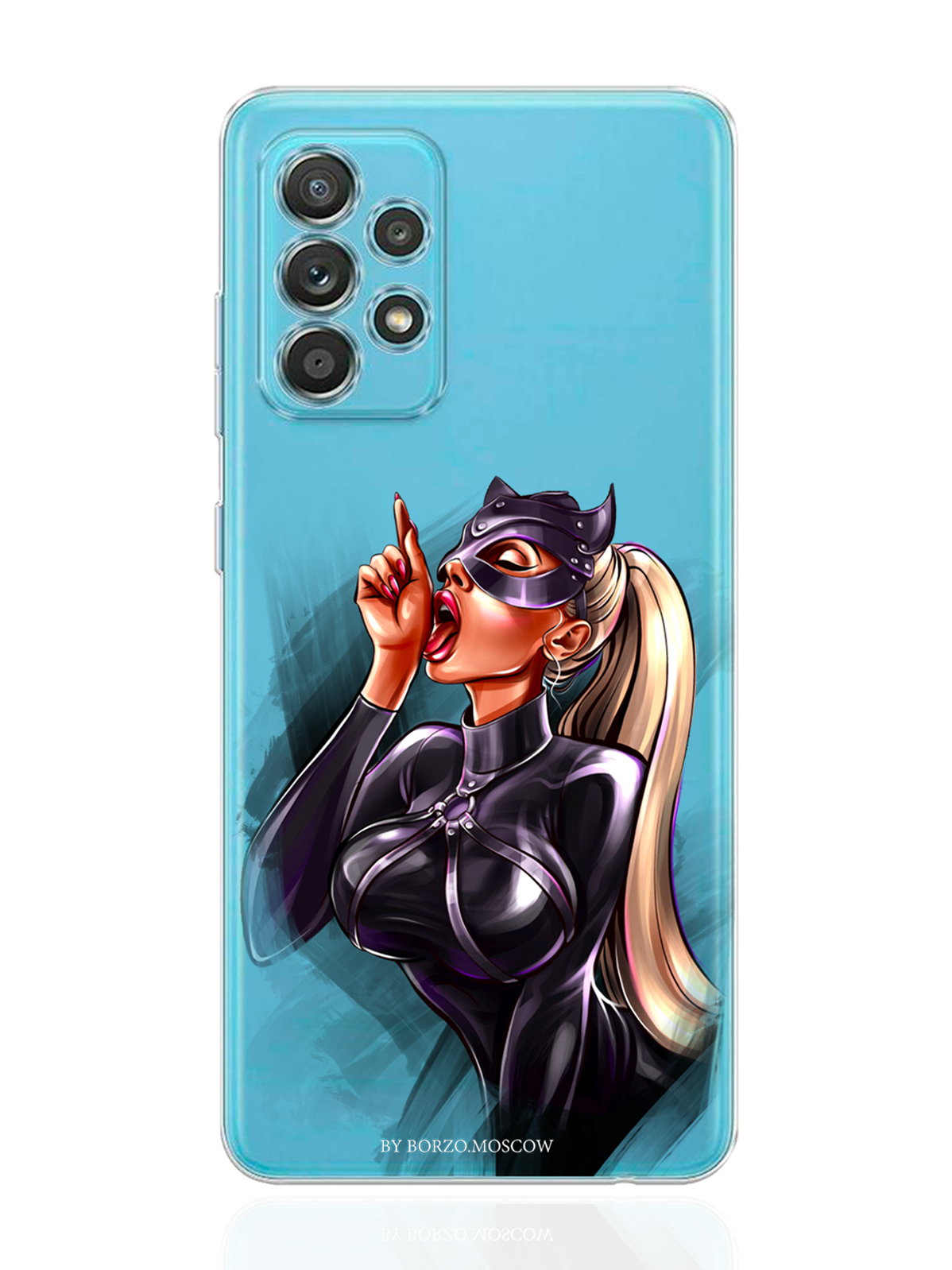 Чехол MustHaveCase для Samsung Galaxy A33 Kitty/ Кошечка прозрачный