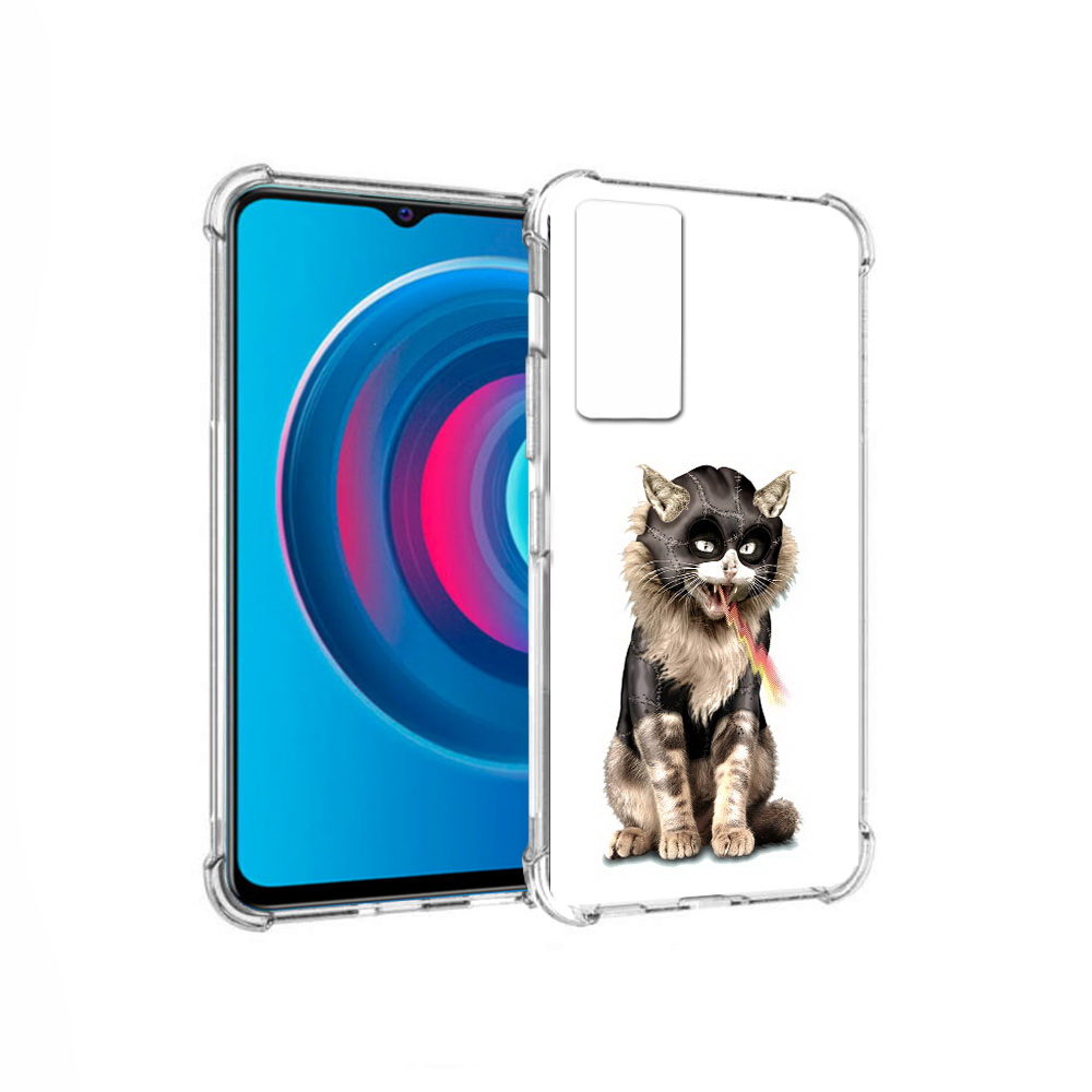 

Чехол MyPads Tocco для Vivo Y74s дьяволский кот (PT224892.430.341), Прозрачный, Tocco