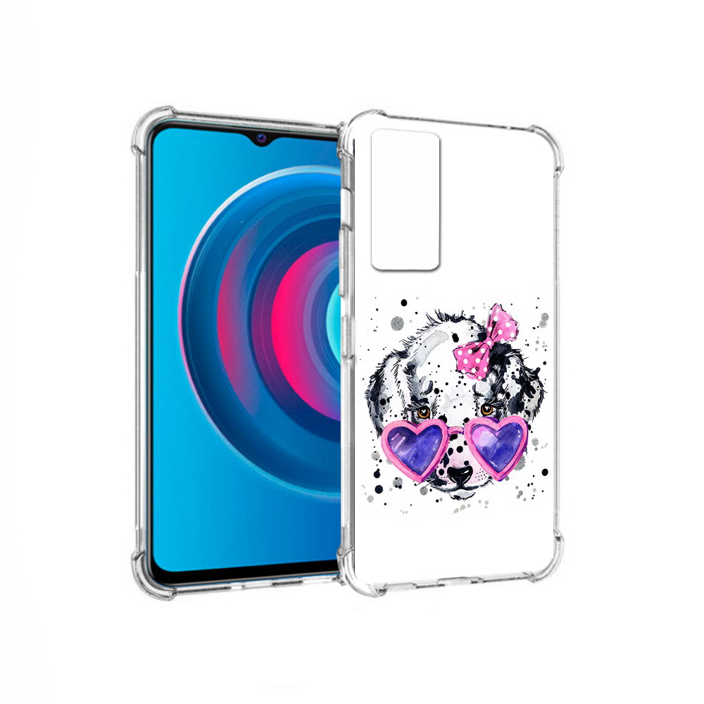 

Чехол MyPads Tocco для Vivo Y74s долматинец в очках (PT224892.430.337), Прозрачный, Tocco