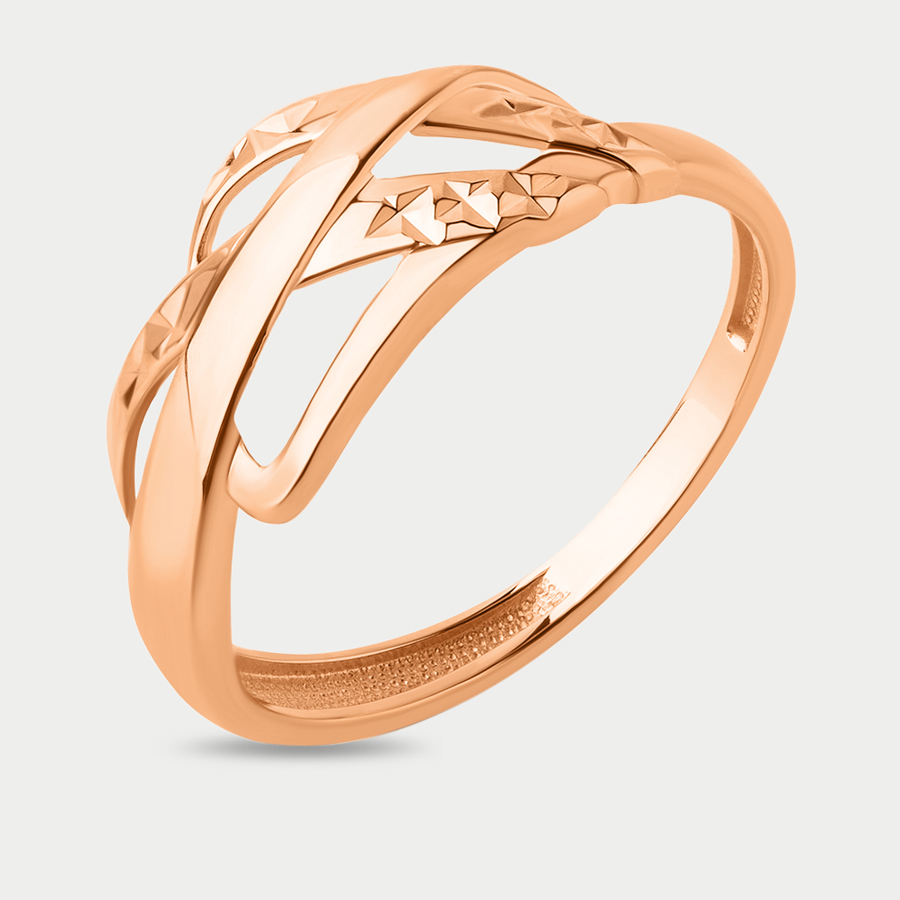 Кольцо 18,5K розовое золото Династия 024181-1010