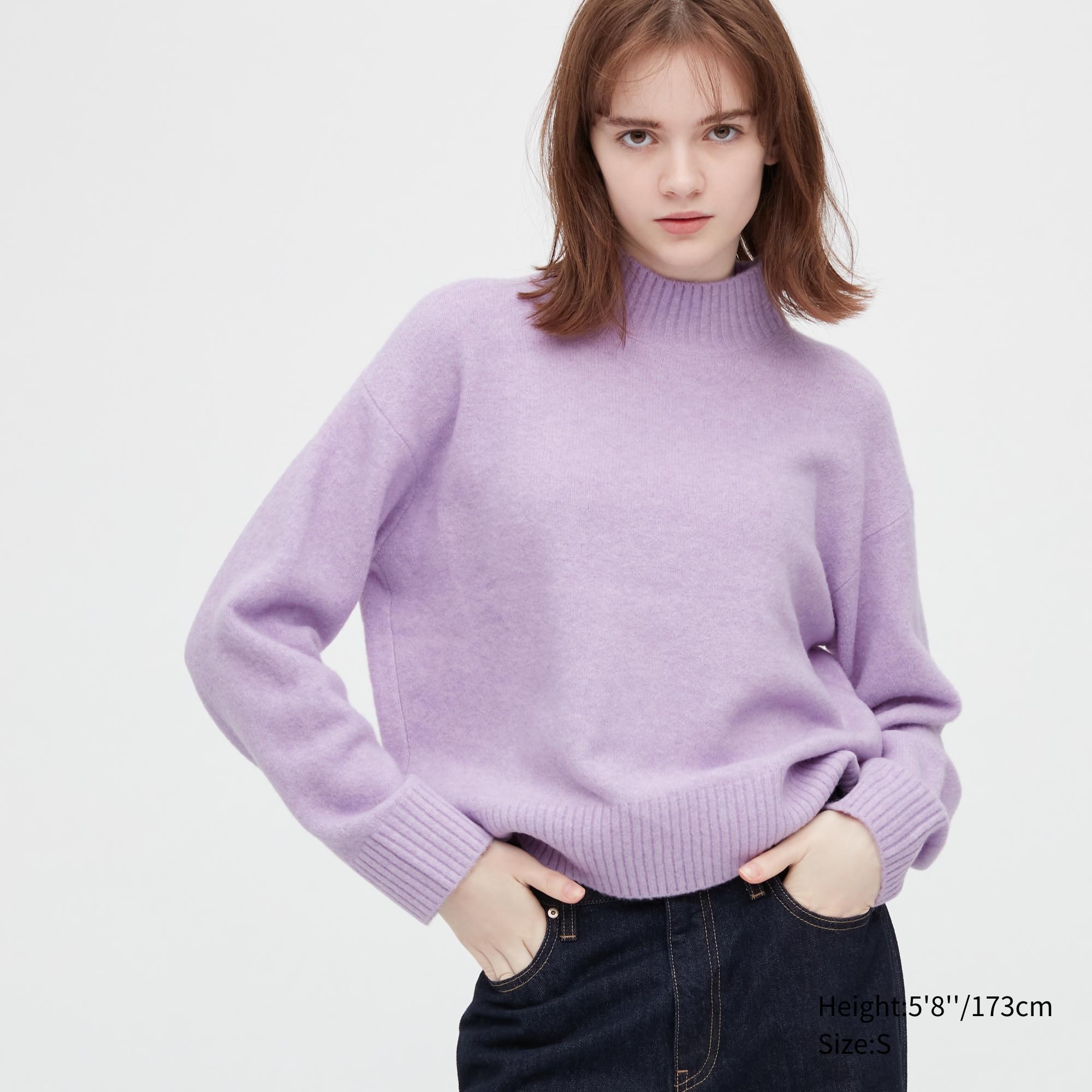 

Свитер женский UNIQLO 450519COL72 фиолетовый L (доставка из-за рубежа), 450519COL72