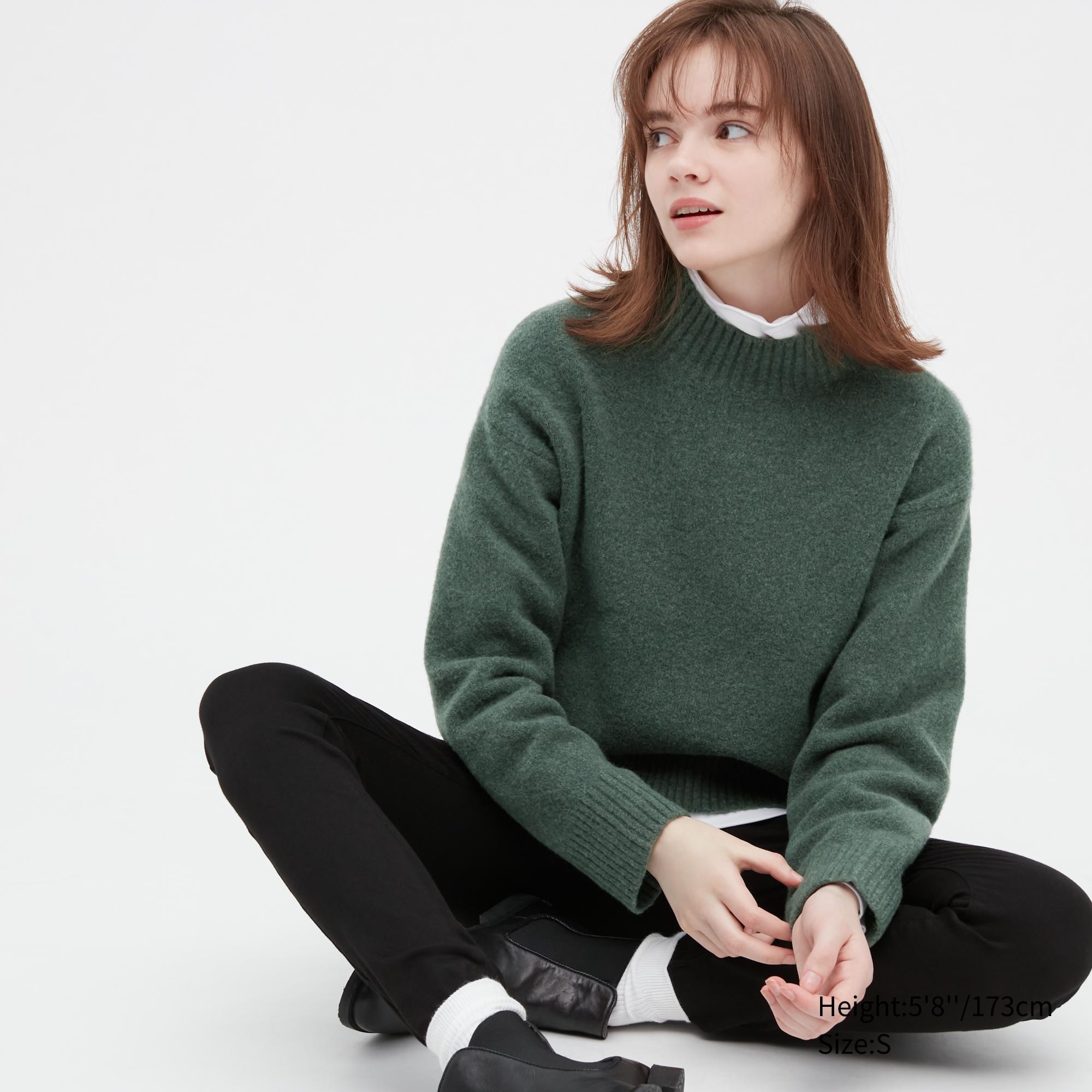 

Свитер женский UNIQLO 450519COL58 зеленый L (доставка из-за рубежа), 450519COL58