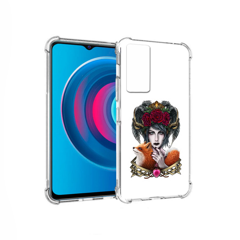 

Чехол MyPads Tocco для Vivo Y74s девушка с лисой (PT224892.430.314), Прозрачный, Tocco