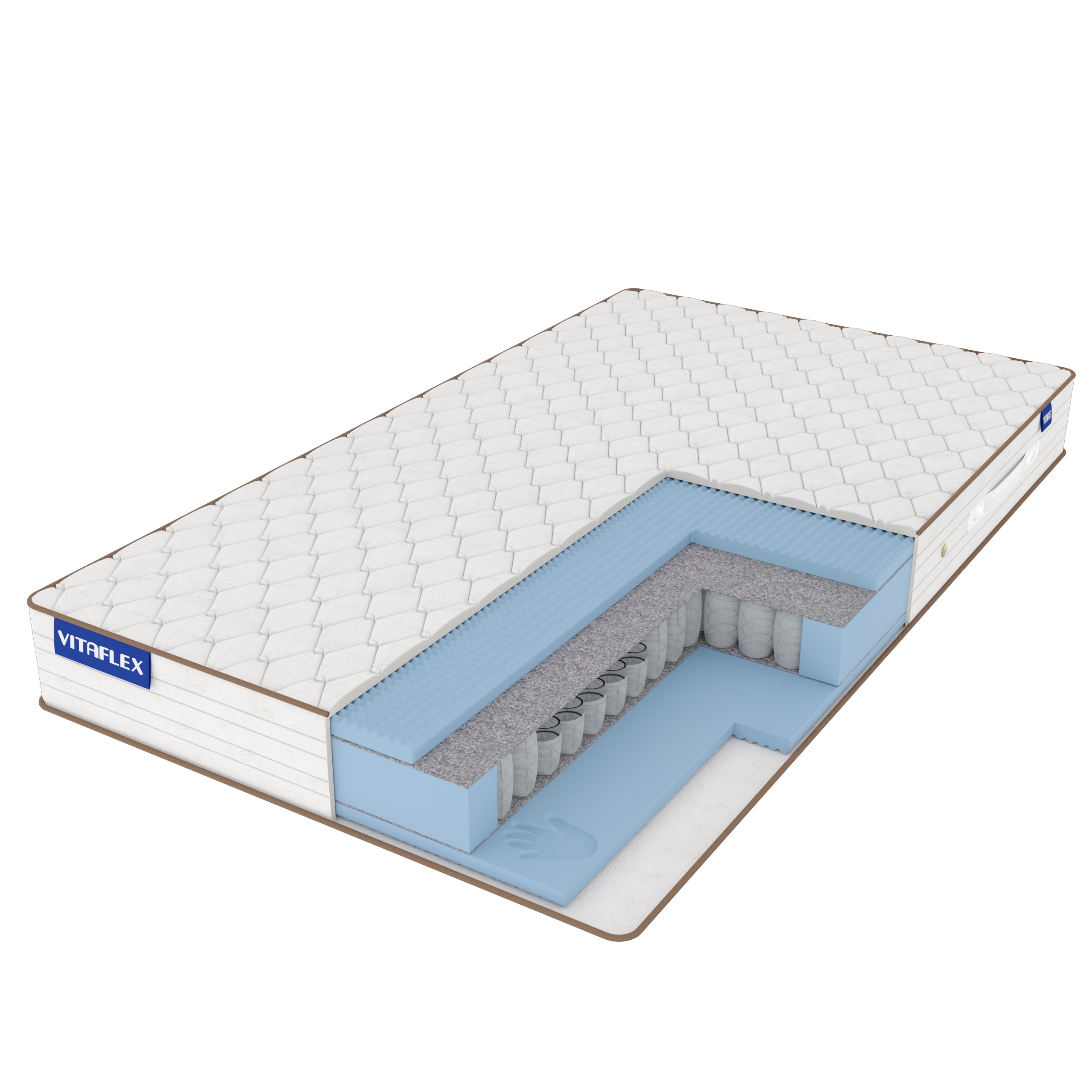 

Матрас Vitaflex Relax Visco S500 155х200, Белый, Visco S500