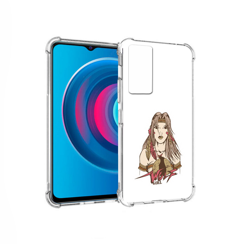 

Чехол MyPads Tocco для Vivo Y74s девушка волк (PT224892.430.306), Прозрачный, Tocco