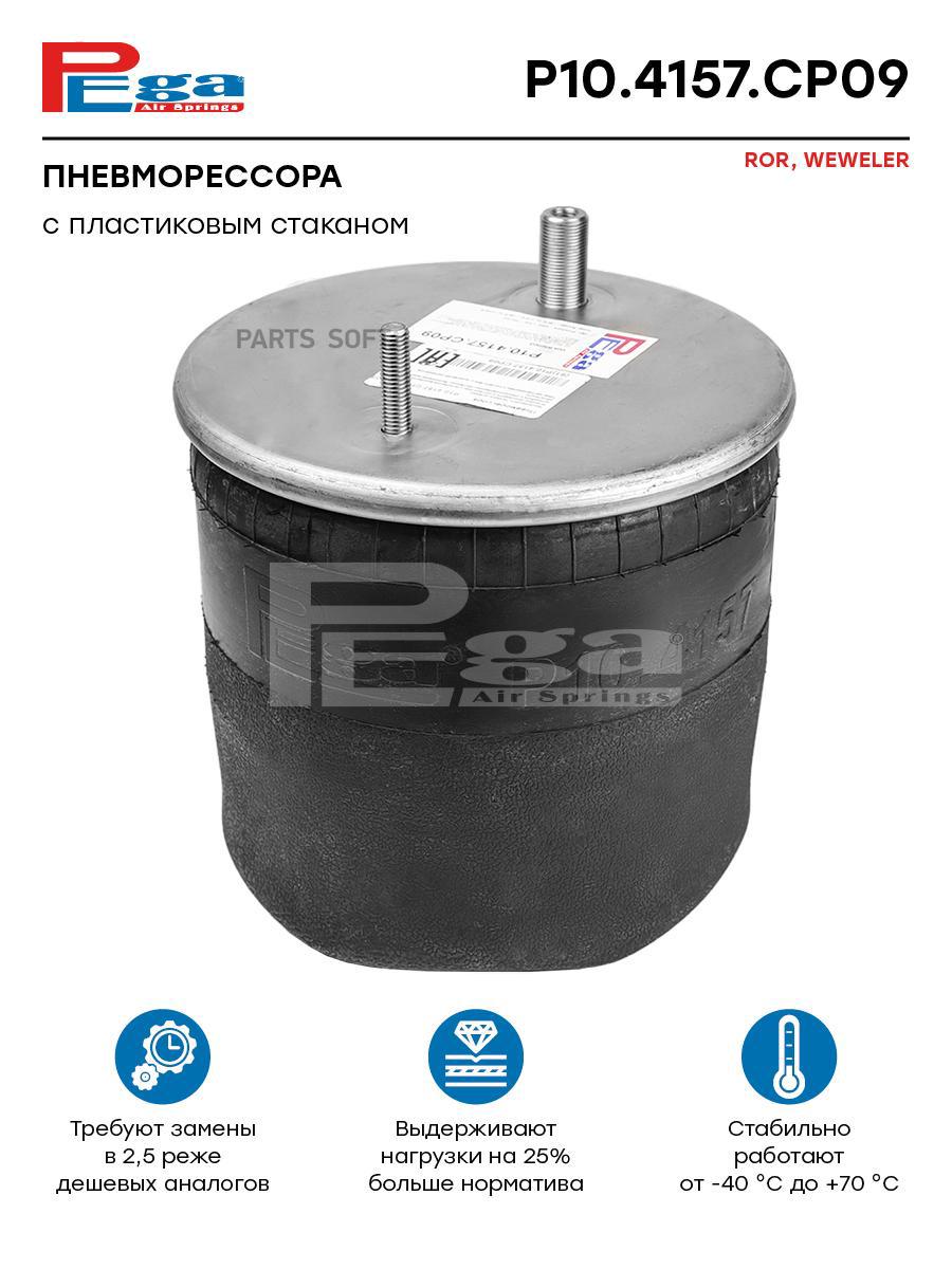 

PEGA Пневморессора ROR пластиковый стакан 2отв.M12 1шп.M12 1шп-штуц.M12/M22мм PEGA
