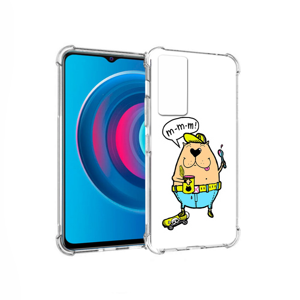 

Чехол MyPads Tocco для Vivo Y74s Бобр (PT224892.430.30), Прозрачный, Tocco