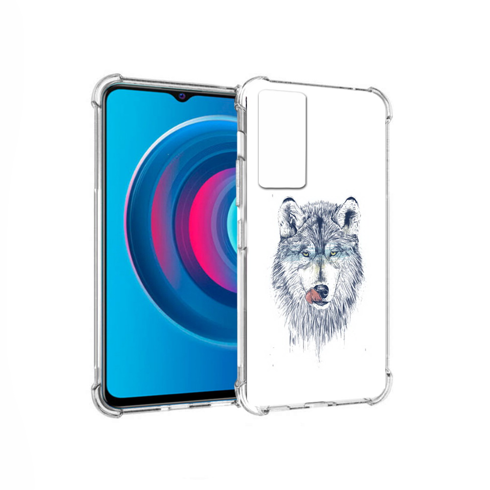 

Чехол MyPads Tocco для Vivo Y74s голодгый волк (PT224892.430.292), Прозрачный, Tocco