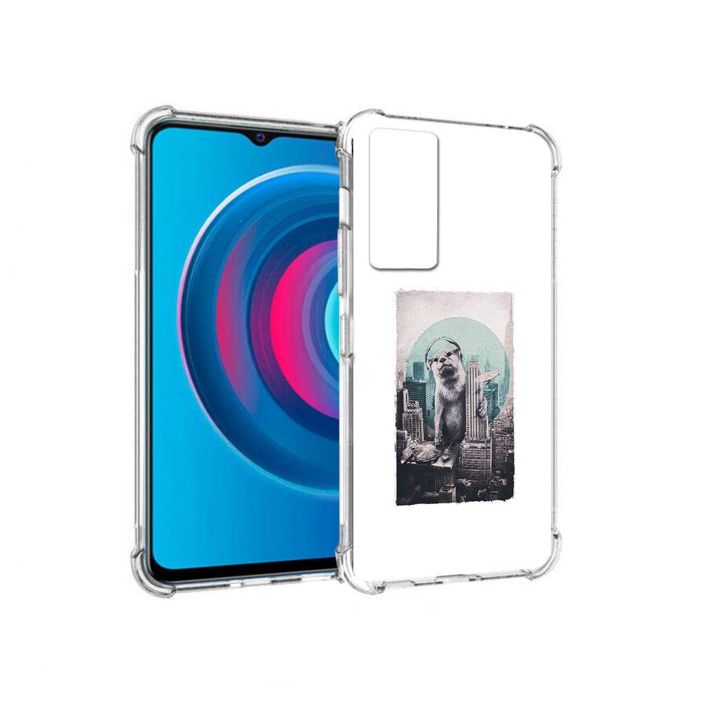 

Чехол MyPads Tocco для Vivo Y74s выдра в городе (PT224892.430.283), Прозрачный, Tocco